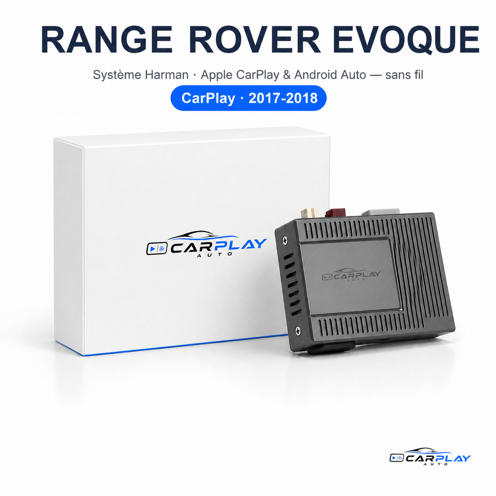Boîtier CarPlay compatible avec Range Rover Evoque [2017-2018] - Système Harman