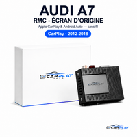 Boîtier CarPlay compatible avec Audi A7 [2012-2018] RMC - Écran d'origine
