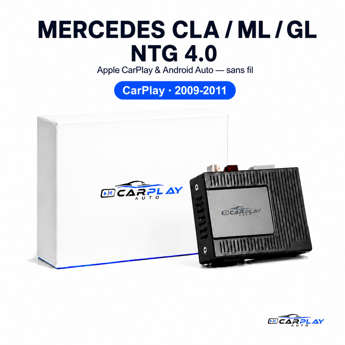 Boîtier CarPlay compatible avec Mercedes CLA / ML / GL | NTG 4.0 [2009-2011]