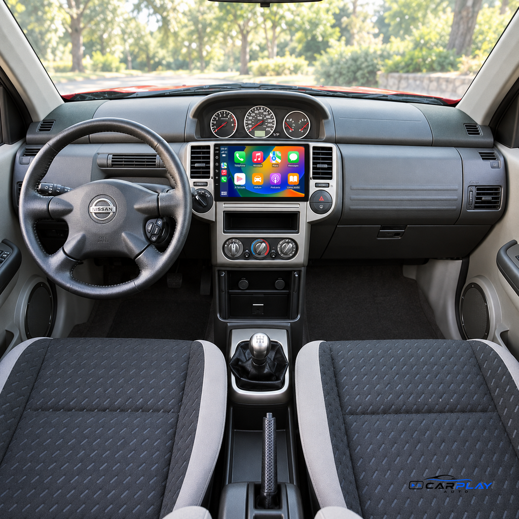 Schermo CarPlay compatibile con Nissan X-Trail [2003-2007]