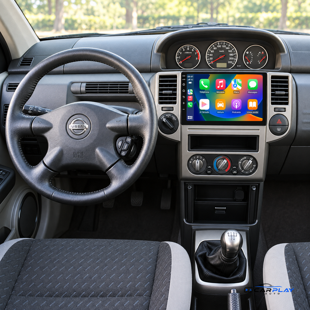 Schermo CarPlay compatibile con Nissan X-Trail [2003-2007]