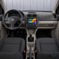 Écran CarPlay compatible avec Volkswagen Polo 4 [2001-2009] Type A - Noir