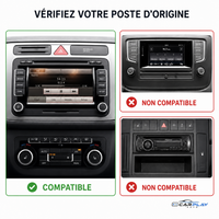 Écran CarPlay compatible avec Volkswagen Amarok [2010-2015]