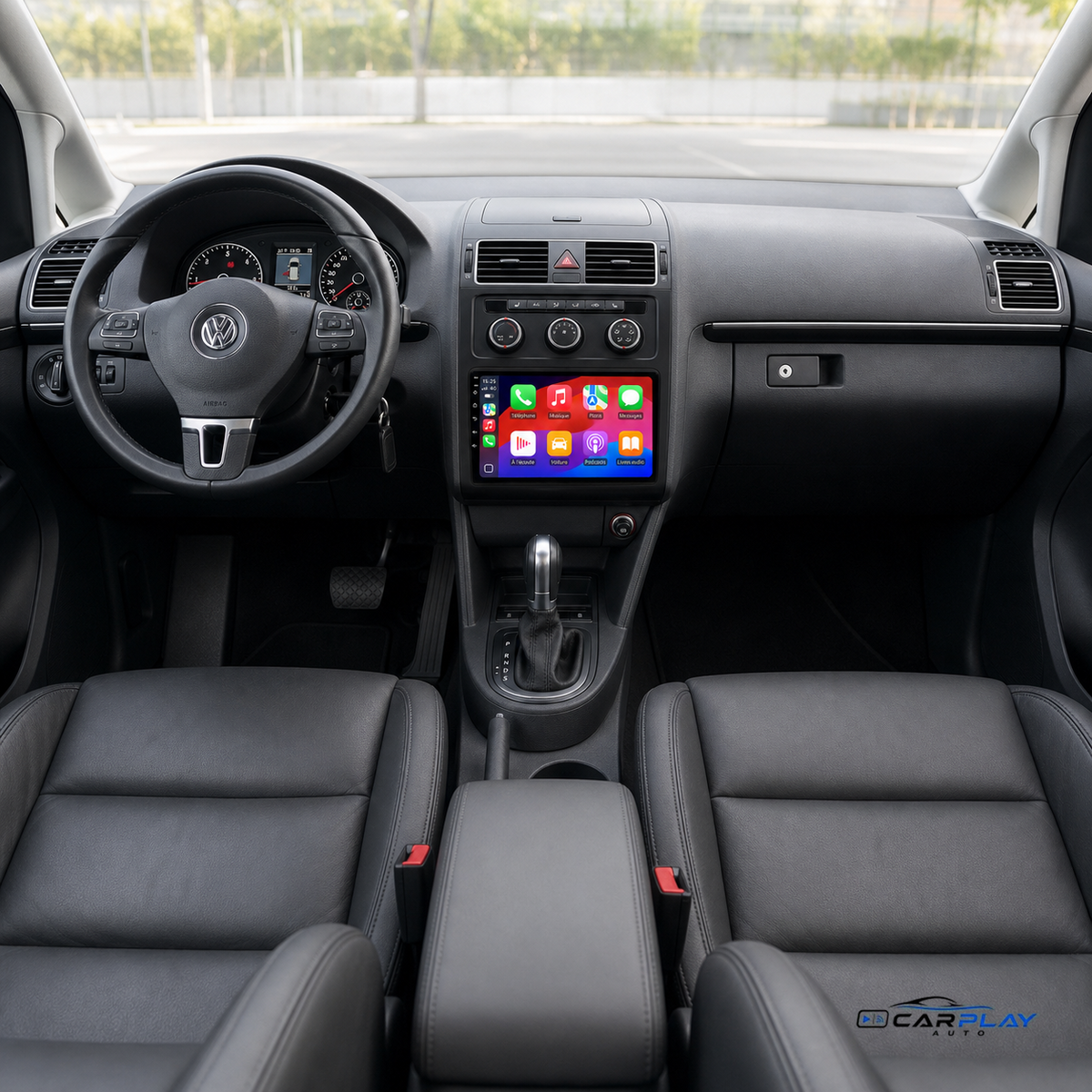 Écran CarPlay compatible avec Volkswagen Touran [2011-2015]
