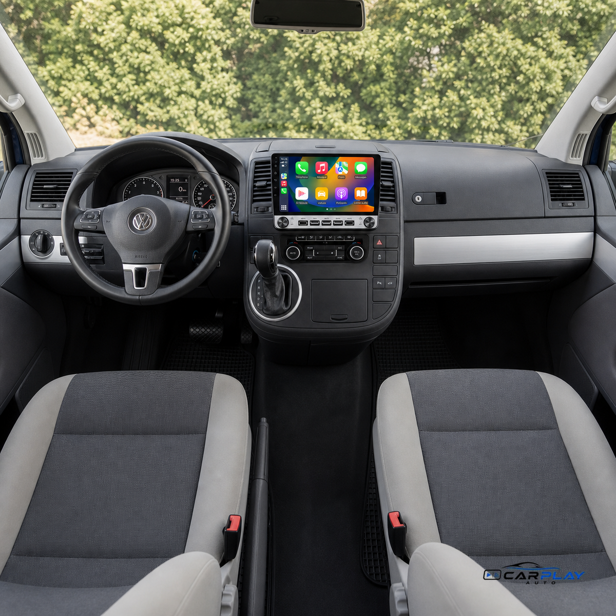 Écran CarPlay compatible avec Volkswagen Multivan T5 [2013-2015]