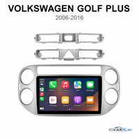 Écran CarPlay compatible avec Volkswagen Golf Plus [2006-2016] — Gris