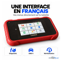 Professional touch-screen diagnostic tablet - Multi-brand car coding