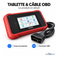 Professional touch-screen diagnostic tablet - Multi-brand car coding