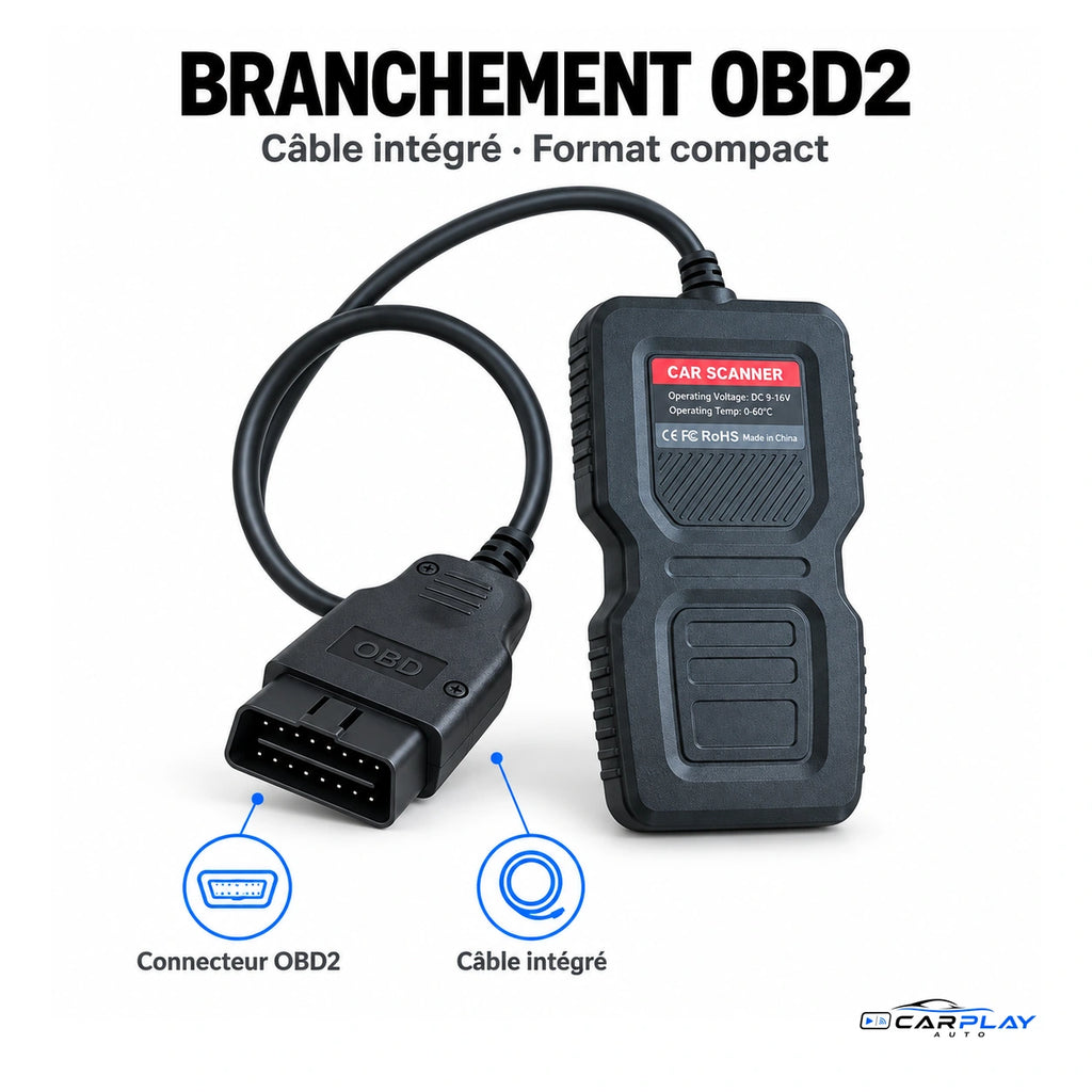 Universal OBD diagnostic scanner