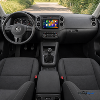 Écran CarPlay compatible avec Volkswagen Tiguan [2006-2016] Type A - Warning carré