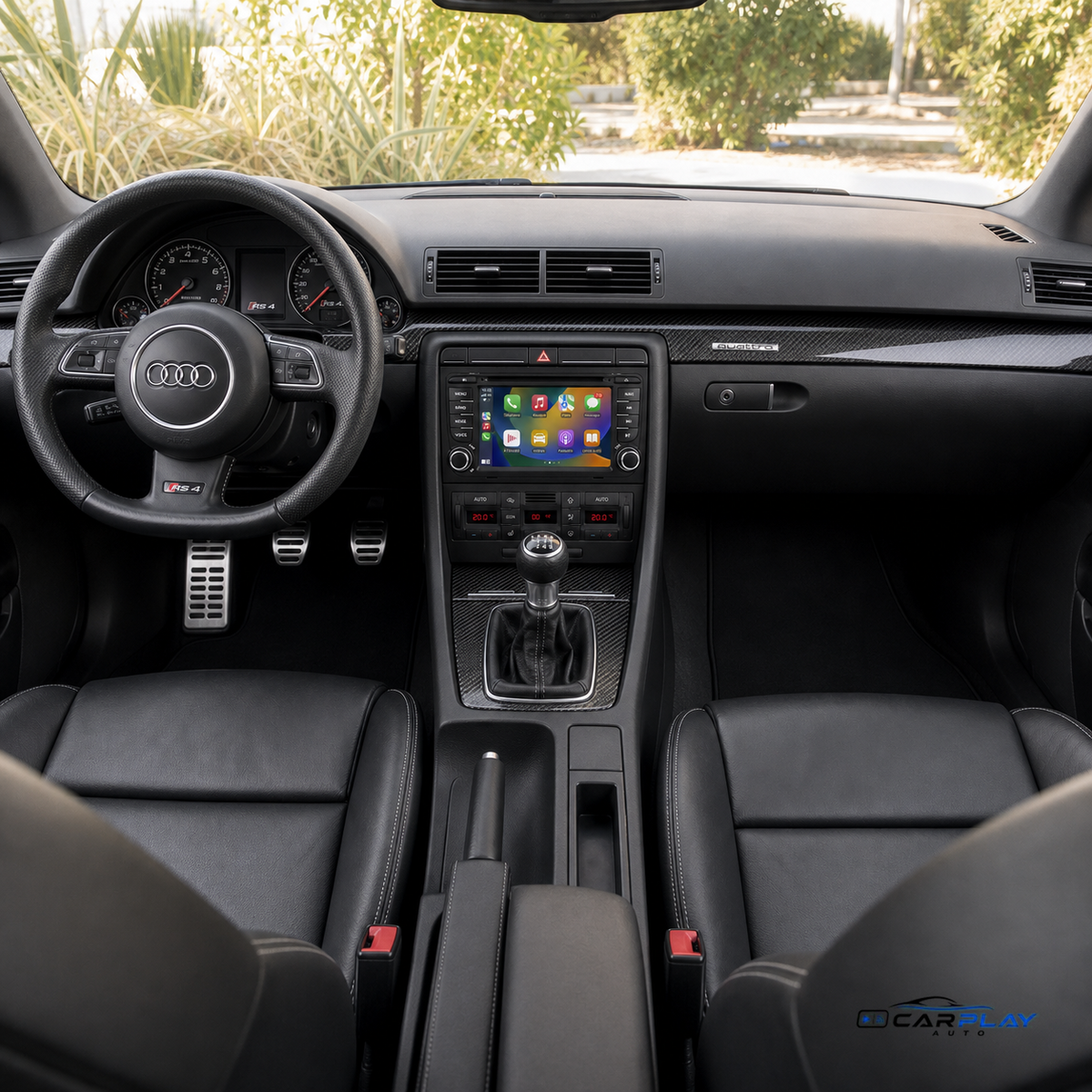 Écran CarPlay compatible avec Audi A4 / S4 / RS4 [2000-2012] - Style d'origine