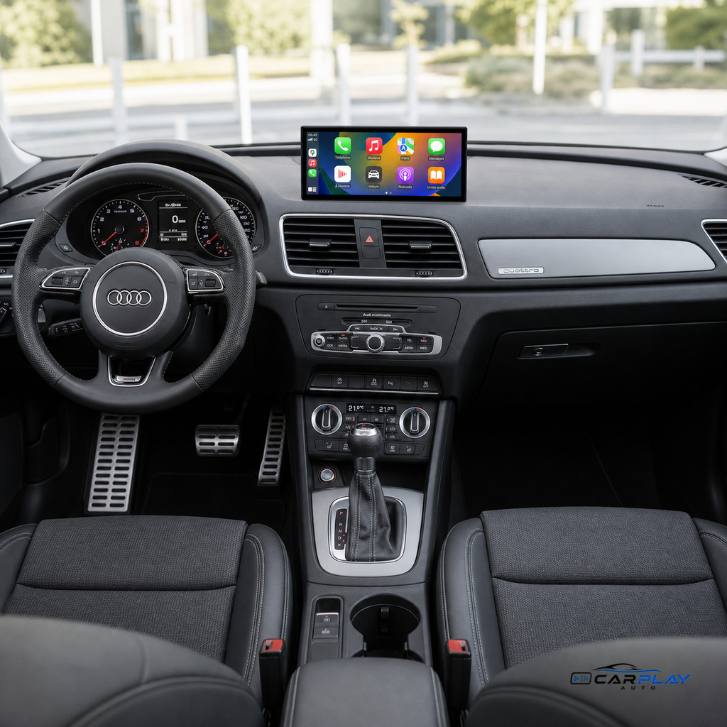 Écran CarPlay compatible avec Audi Q3 [2013-2018] Système RMC d'origine
