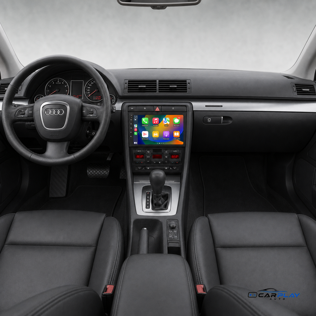 Écran CarPlay compatible avec Audi A4 /S4 / RS4 [2000-2009] Grand écran tactile
