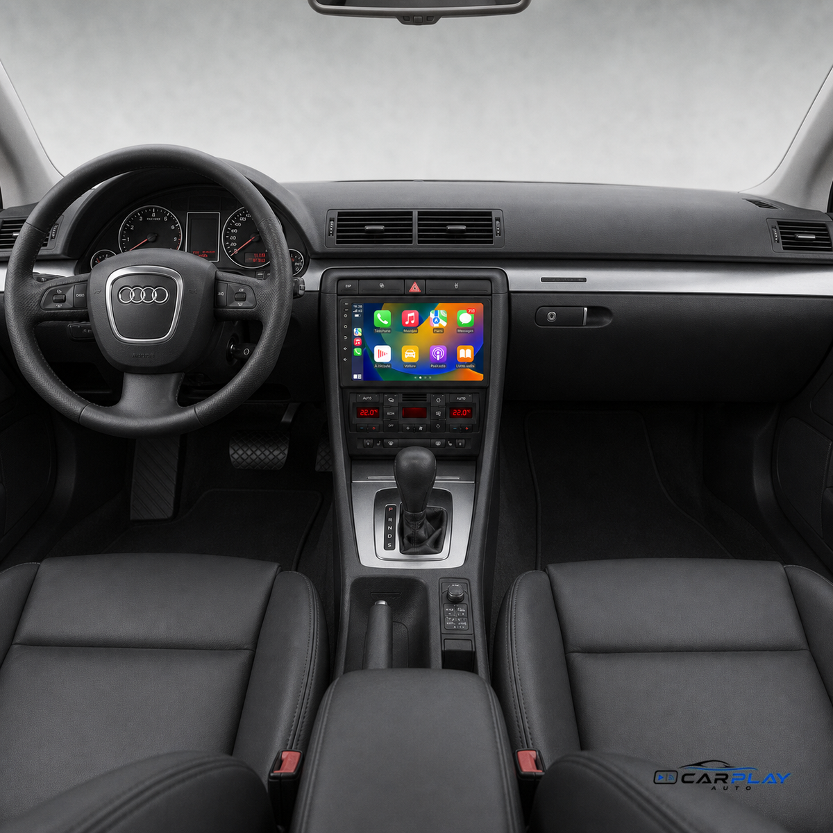 Écran CarPlay compatible avec Audi A4 /S4 / RS4 [2000-2009] Grand écran tactile