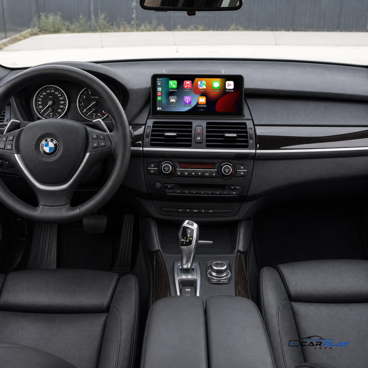 Écran CarPlay compatible avec BMW X6 [2008-2010] E71/E72 - Système CIC (4PIN)