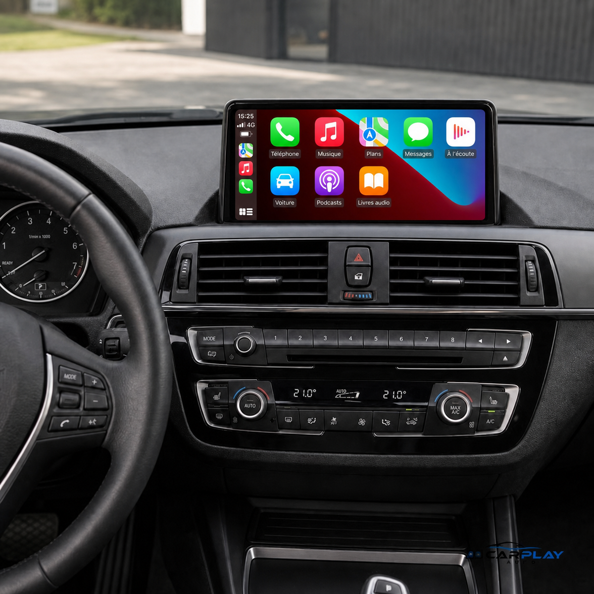 Écran CarPlay compatible avec BMW Série 2 F23 Cabriolet [2013-2016]