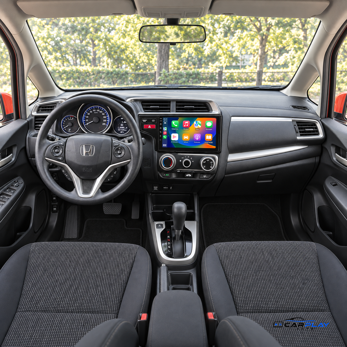 CarPlay-skärm kompatibel med Honda Jazz 1.3 med DAB+