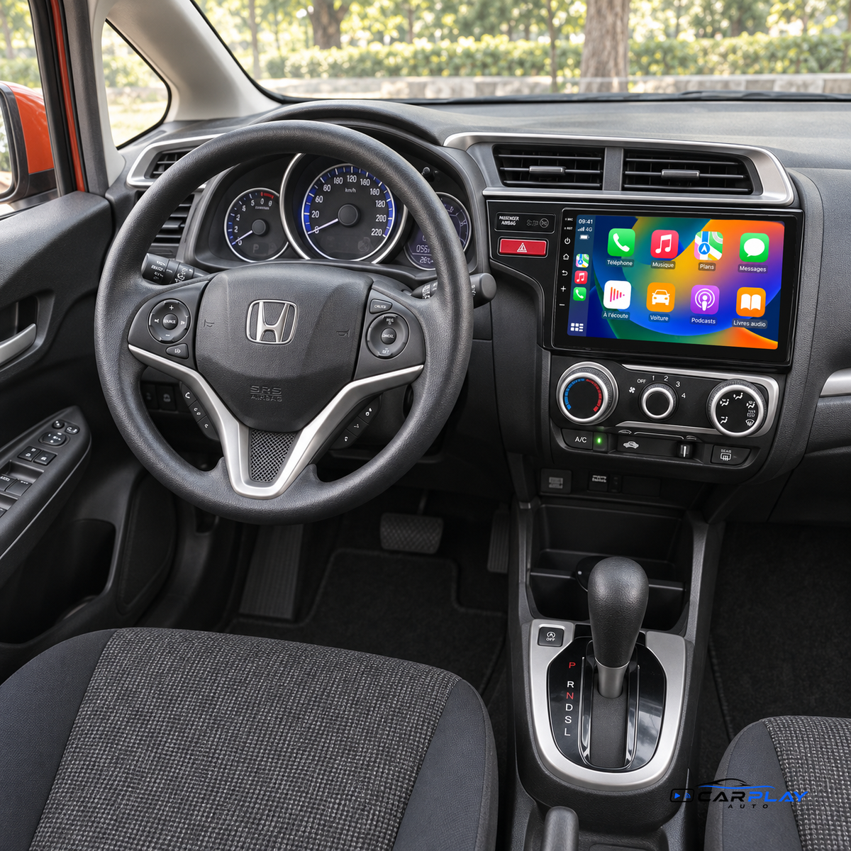 CarPlay-skärm kompatibel med Honda Jazz 1.3 med DAB+