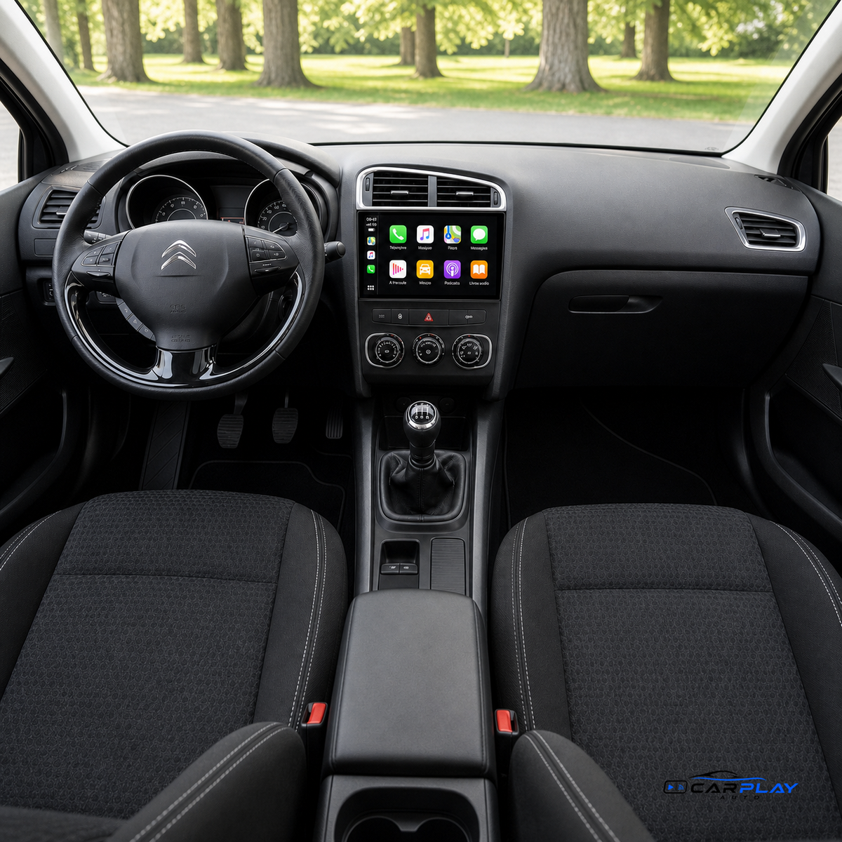 Écran CarPlay compatible avec Citroën C4 [2011-2016]