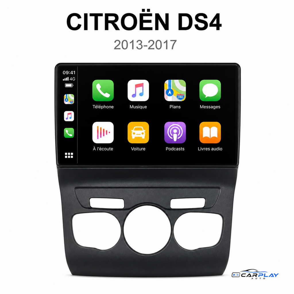 Écran CarPlay compatible avec Citroën DS4 [2013-2017]