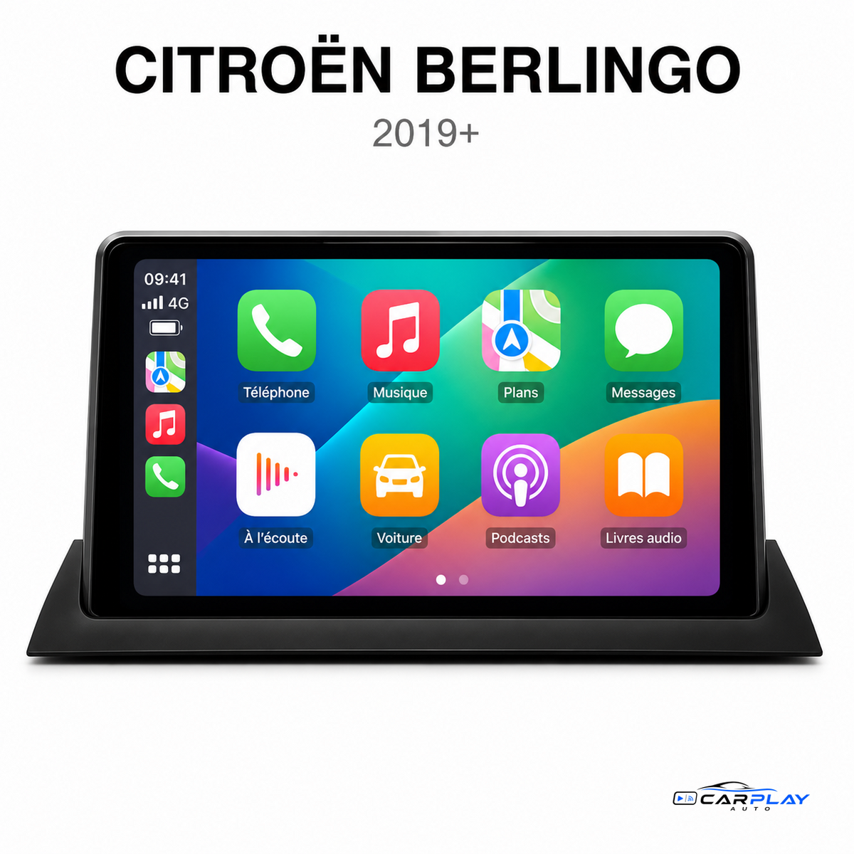 Écran CarPlay compatible avec Citroën Berlingo [2019+]