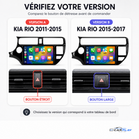 Écran CarPlay compatible avec Kia Rio 3 [2015-2017]