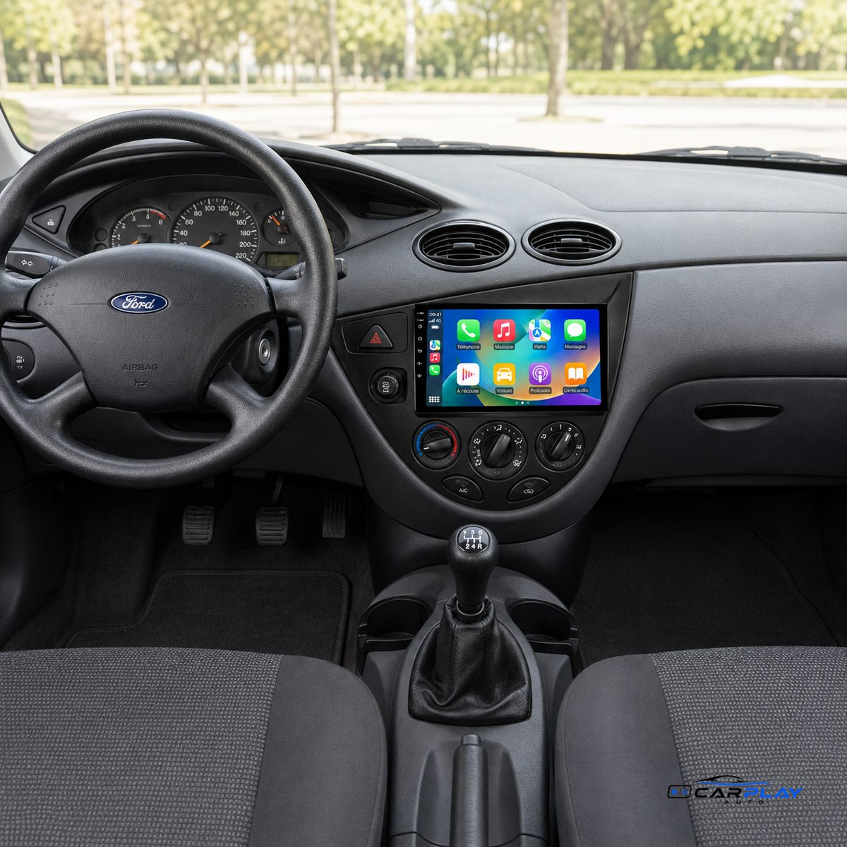 Écran CarPlay compatible avec Ford Focus [1998-2004]