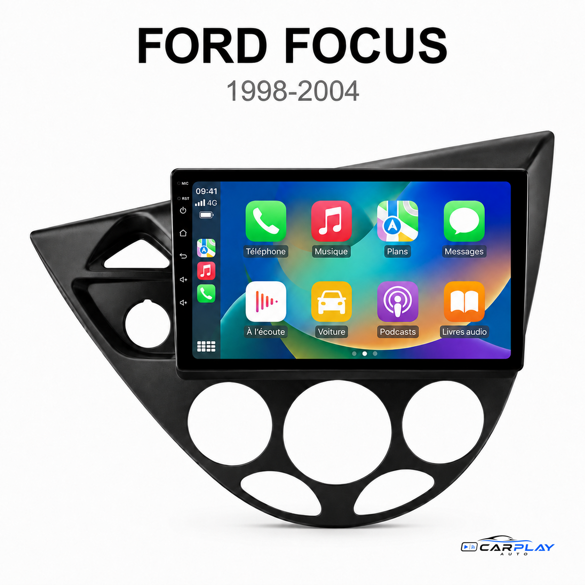 Écran CarPlay compatible avec Ford Focus [1998-2004]