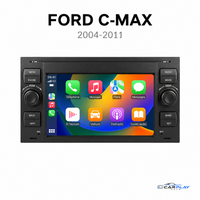 Écran CarPlay compatible avec Ford C-max [2004-2011] Noir