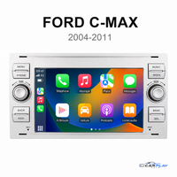 Écran CarPlay compatible avec Ford C-max [2004-2011] Gris