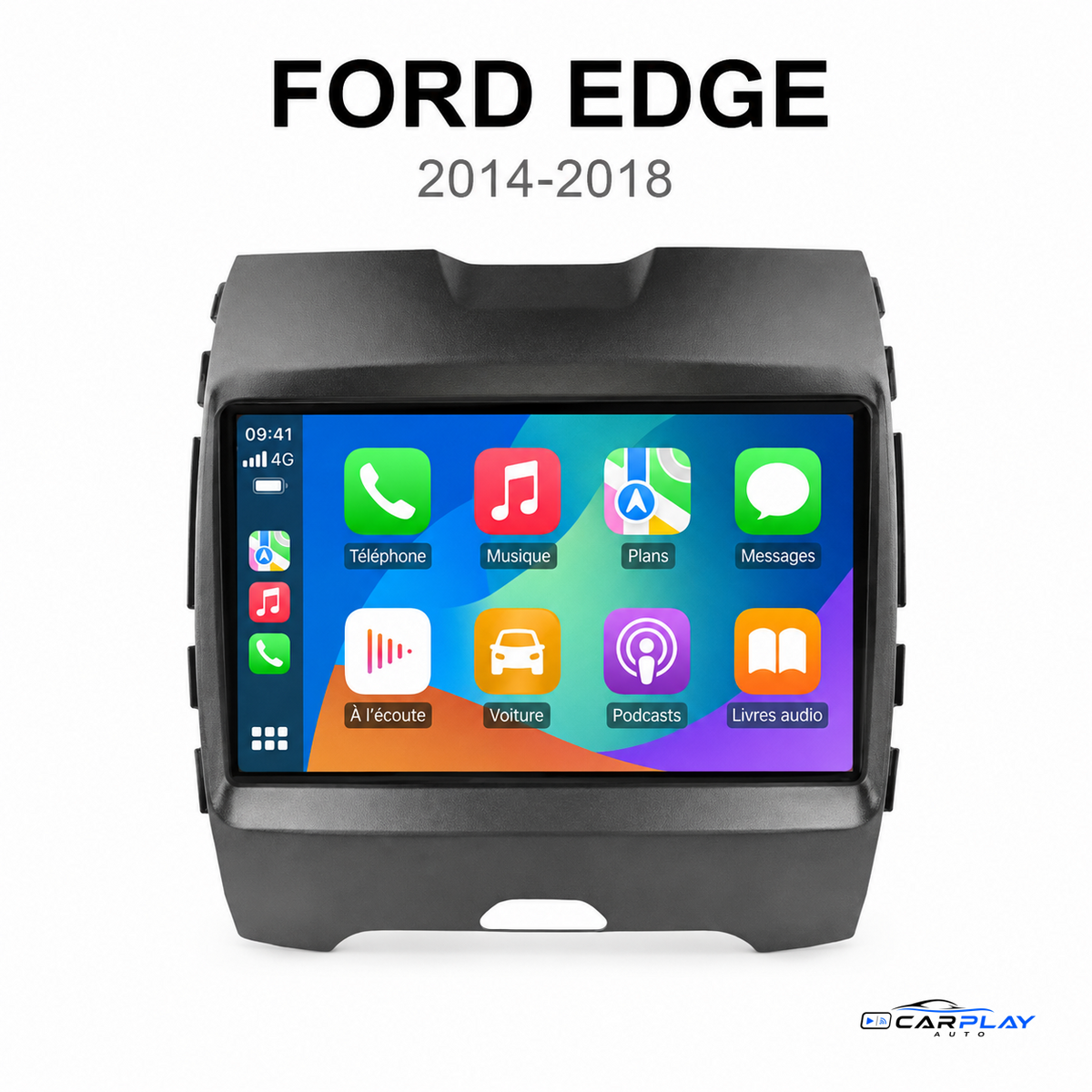 Écran CarPlay compatible avec Ford Edge 2 [2014-2018]