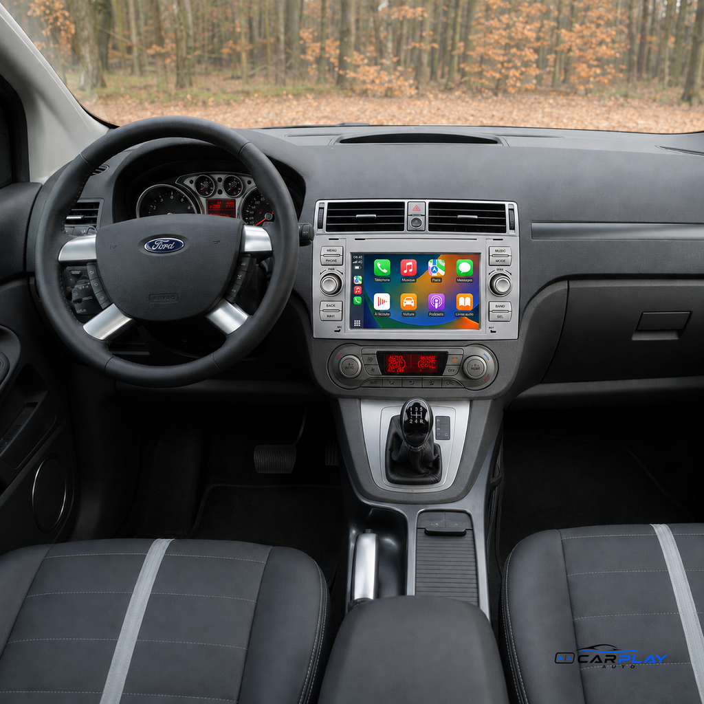 Écran CarPlay compatible avec Ford Kuga [2008-2012] - Gris