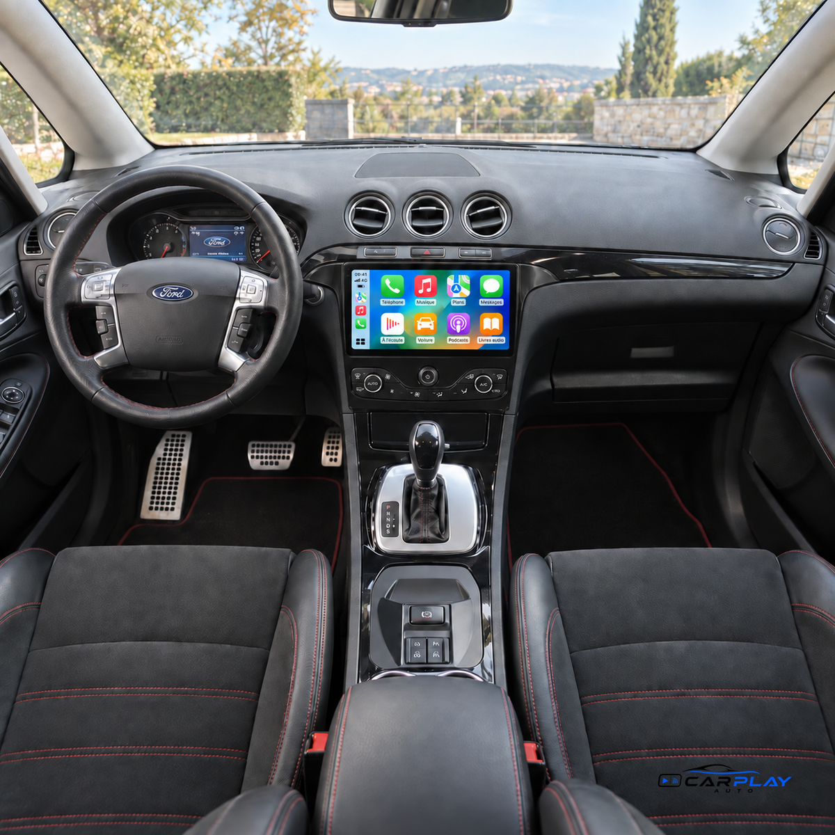 Écran CarPlay compatible avec Ford S-MAX [2006-2015] TYPE B