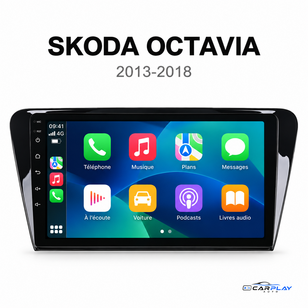 Écran CarPlay compatible avec Skoda Octavia [2013-2018]