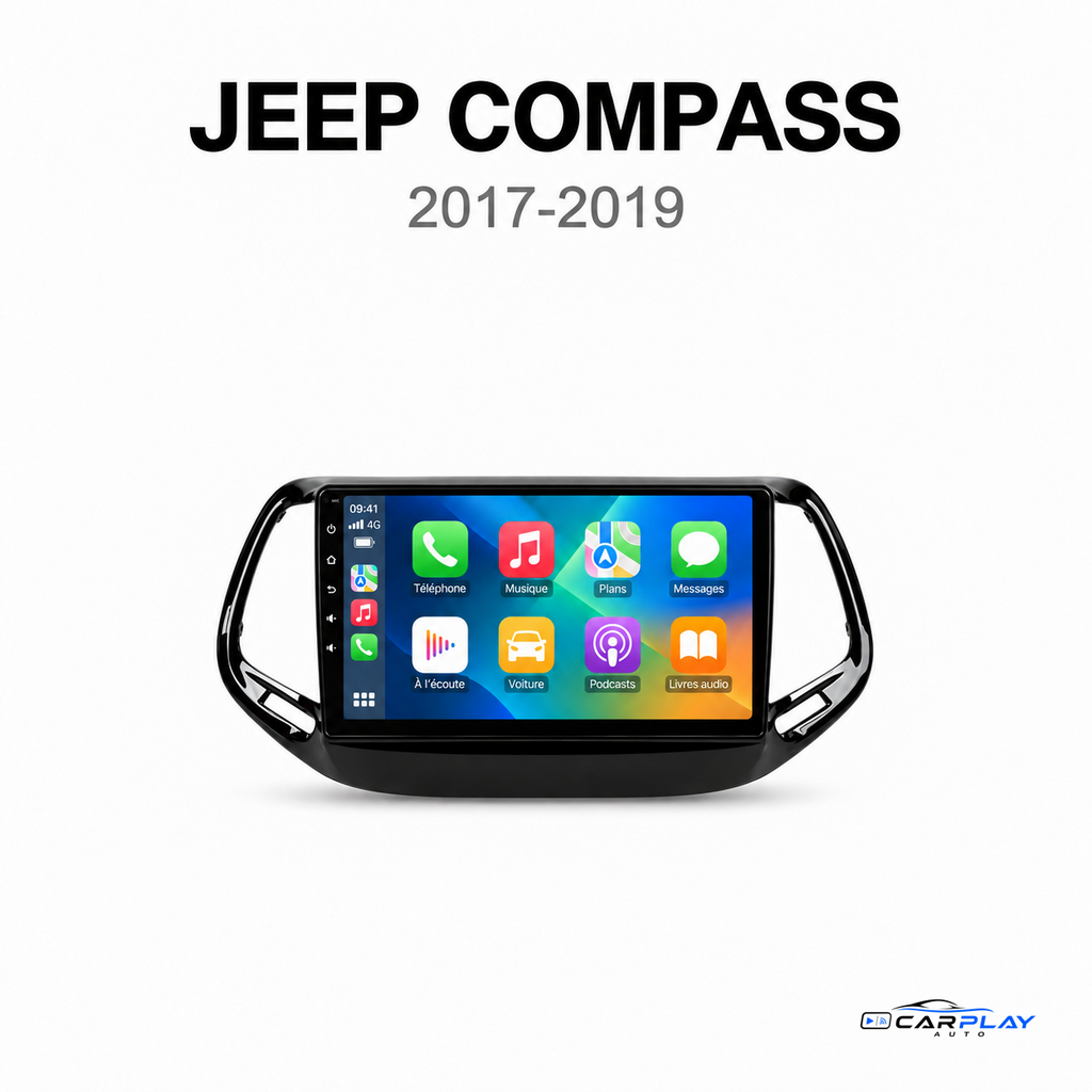 Écran CarPlay compatible avec Jeep Compass [2017-2019]