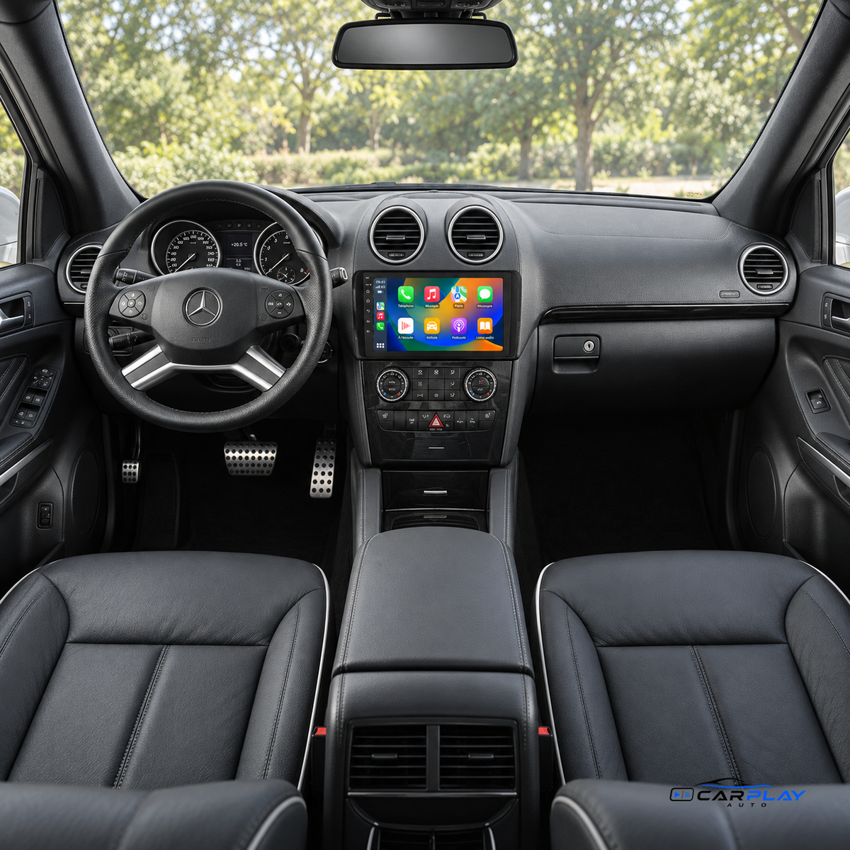 Écran CarPlay compatible avec Mercedes ML W164 [2005-2012]