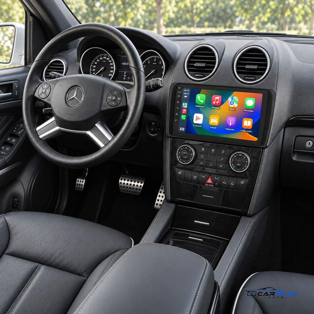 Écran CarPlay compatible avec Mercedes ML W164 [2005-2012]