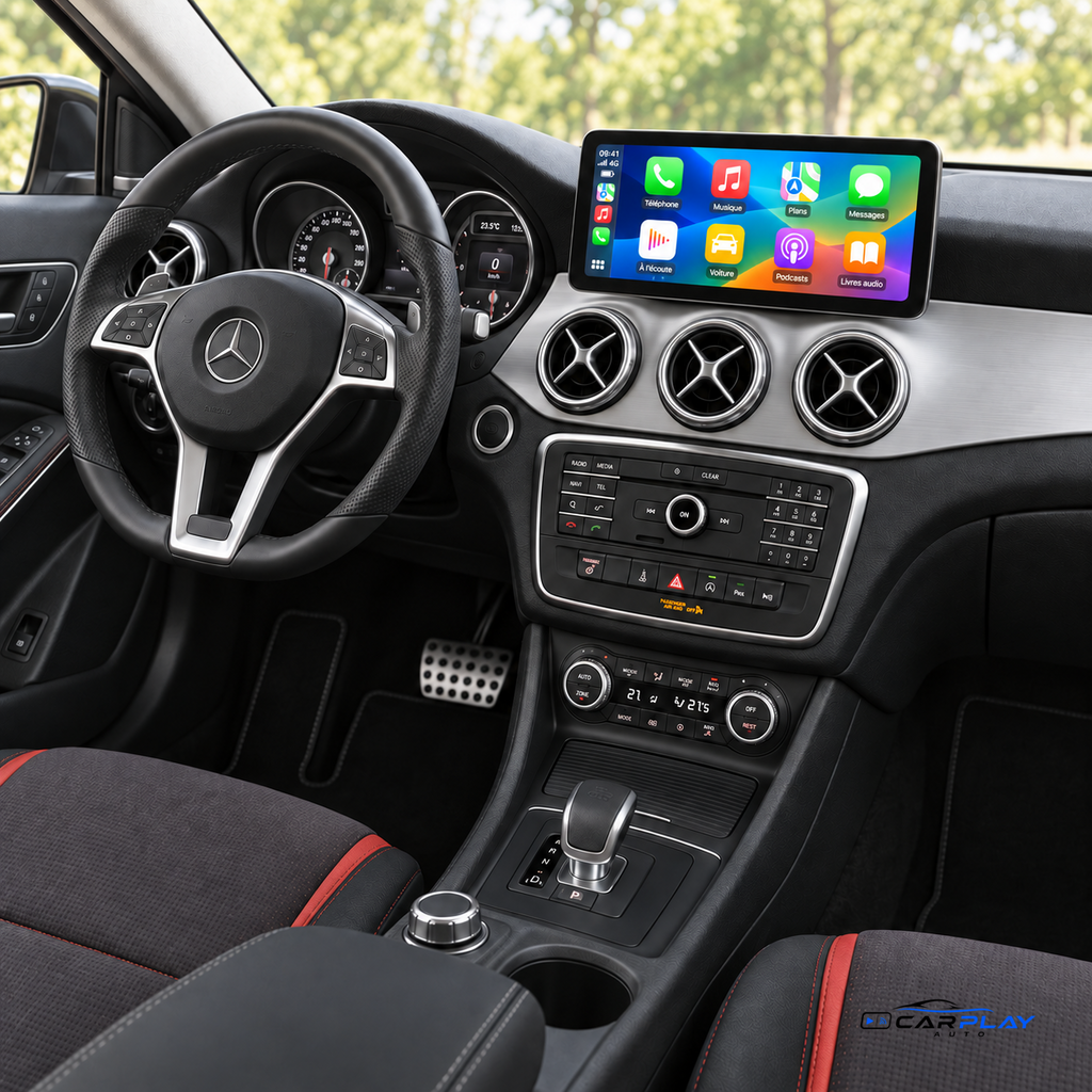 Écran CarPlay compatible avec Mercedes GLA X156 [2015-2018]