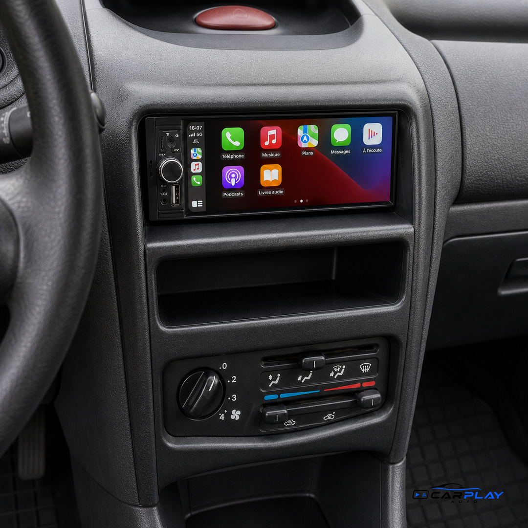 Écran CarPlay compatible avec Peugeot 206 [1998-2011]