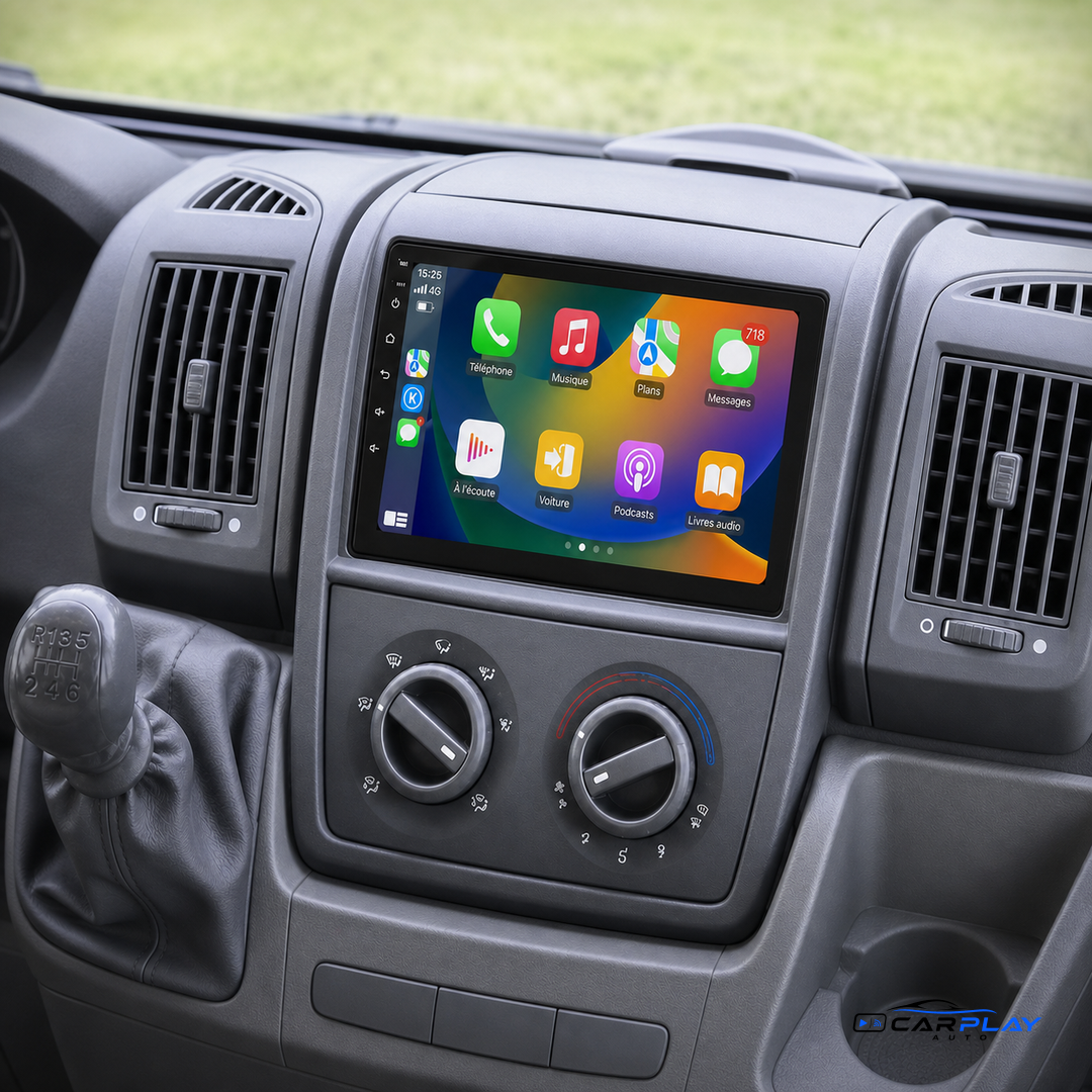 Écran CarPlay compatible avec Peugeot BOXER [2005-2024] TYPE A ( Voir Image )