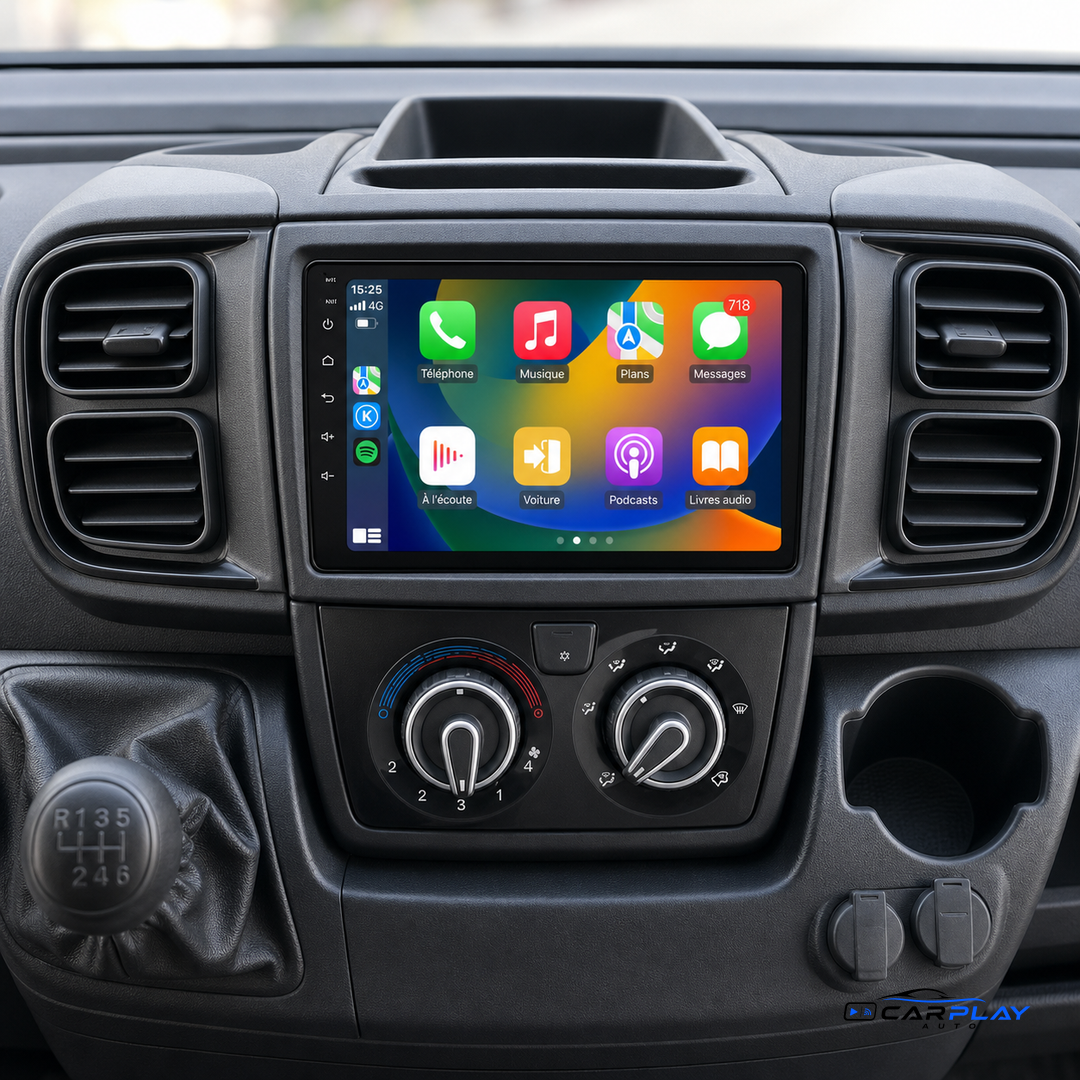 Écran CarPlay compatible avec Peugeot BOXER [2005-2024] TYPE C ( Voir Image )