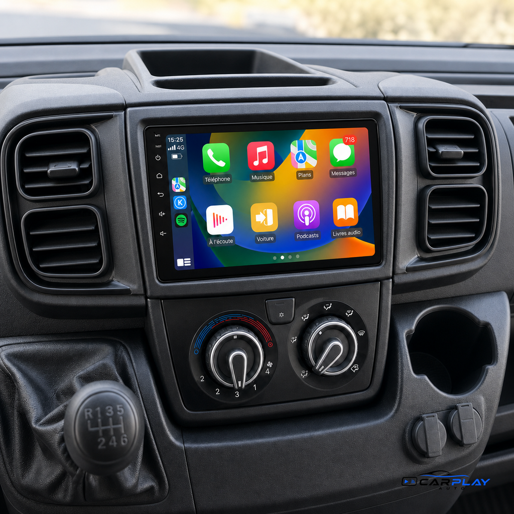 Écran CarPlay compatible avec Peugeot BOXER [2005-2024] TYPE C ( Voir Image )