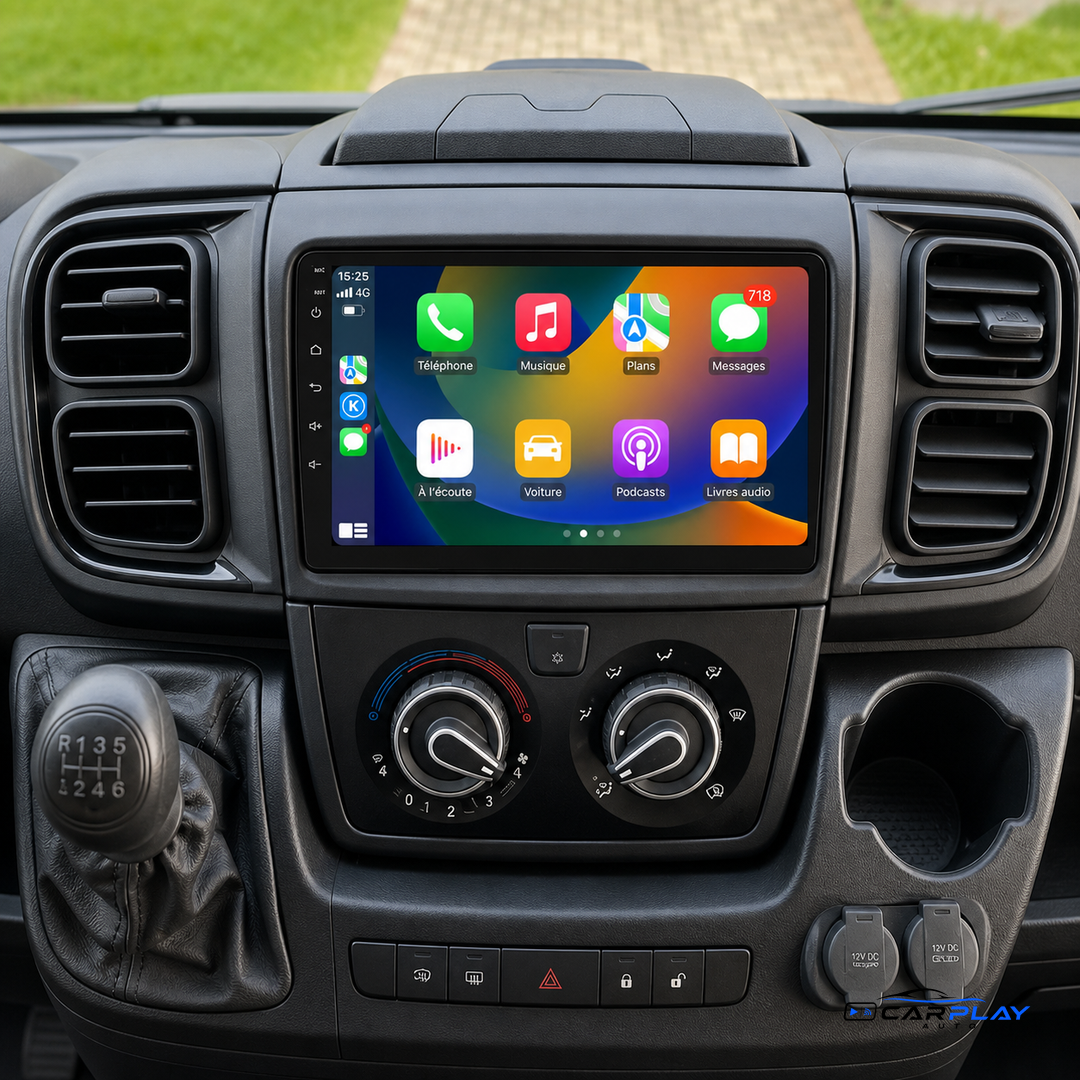 Écran CarPlay compatible avec Peugeot BOXER [2005-2024] TYPE D ( Voir Image )
