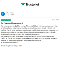 Apple Carplay pour Mercedes système NTG 5+ Classe C W205 et GLC