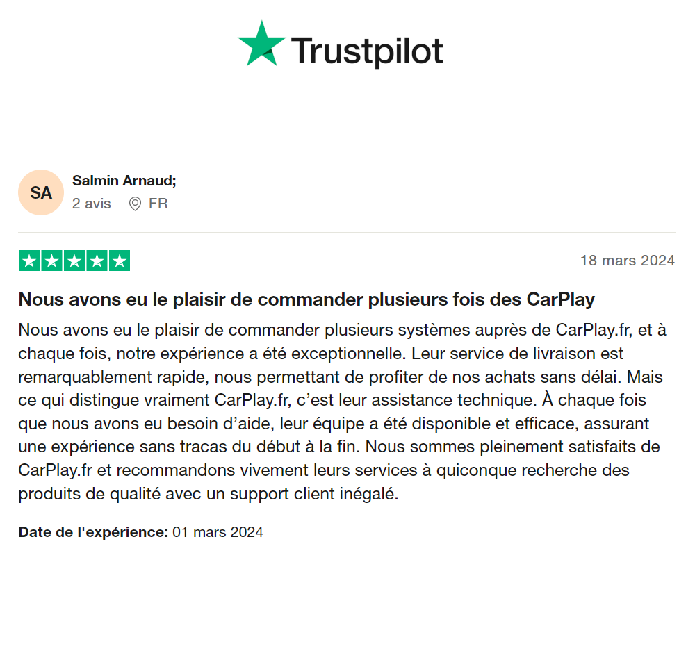 Apple Carplay pour Audi avec MMI 2G