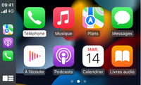 Ecran IPS compatible Apple Carplay