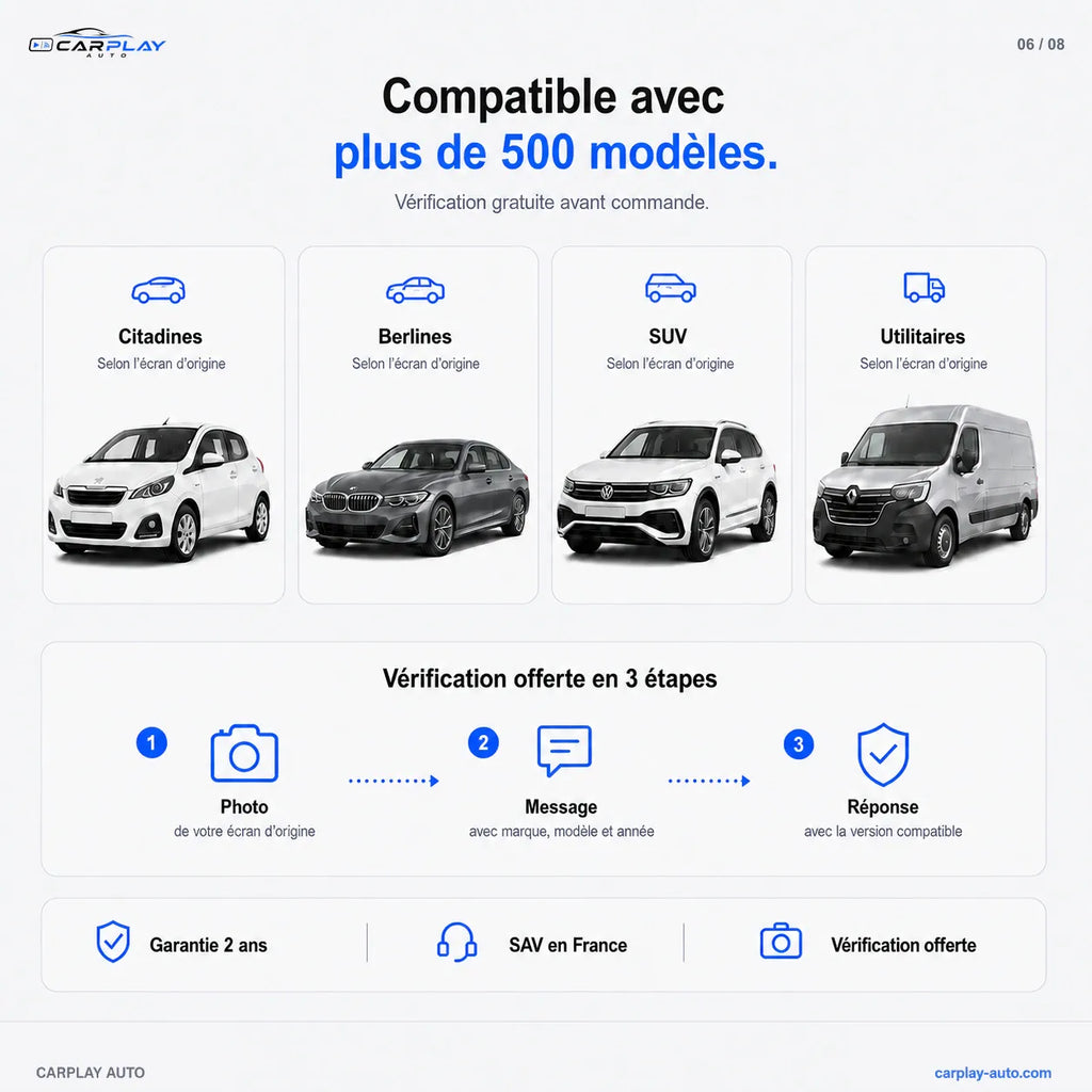 Boîtier CarPlay compatible avec Mercedes CLA / ML / GL | NTG 4.0 [2009-2011]