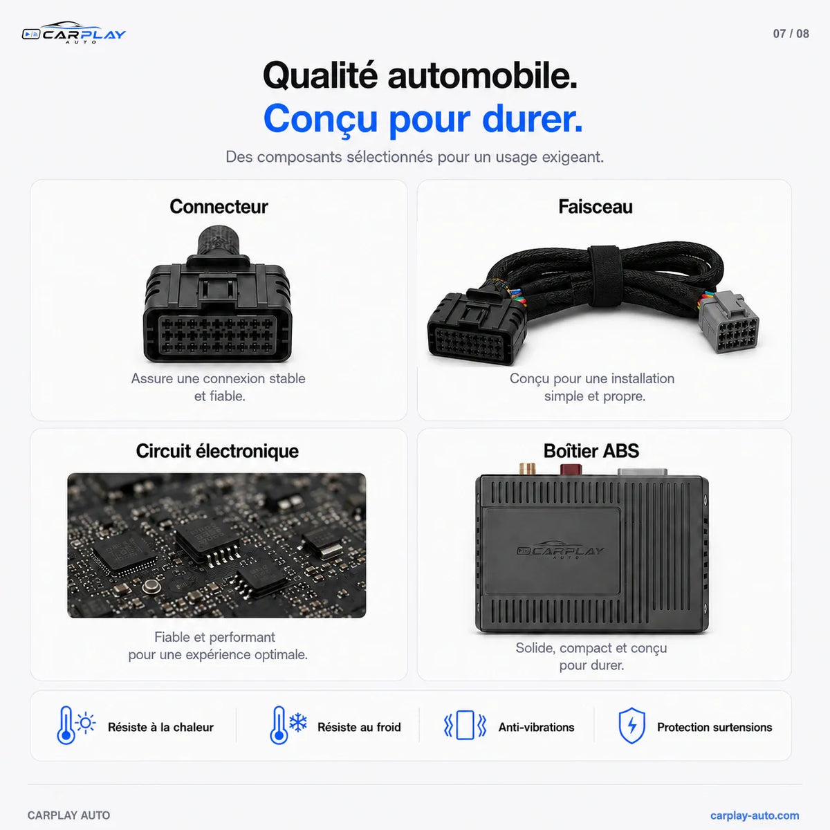 Boîtier CarPlay compatible avec Mercedes CLA / ML / GL | NTG 4.0 [2009-2011]