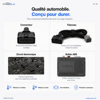 Boîtier CarPlay compatible avec Volvo V40 / V60 [2015-2020] - Écran d'origine