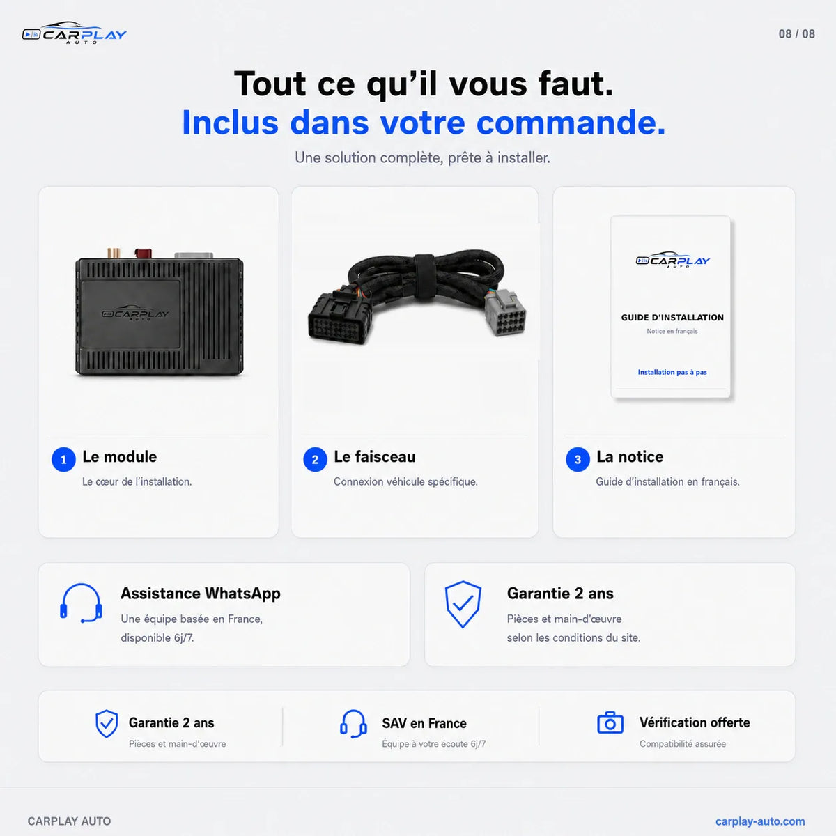 Boitier CarPlay compatible avec Porsche PCM 3.1 [2009-2016]